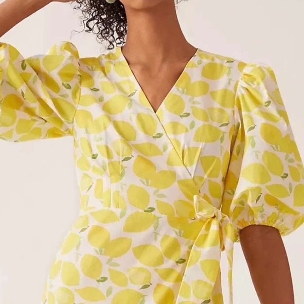 Anthropologie Hutch V-Neck Tiered Wrap
Midi Dress - Picture 3 of 6
